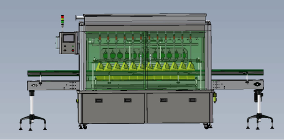 Machine de remplissage de bouteilles automatisée personnalisable pour l'alimentation d'énergie crème d'AC220V